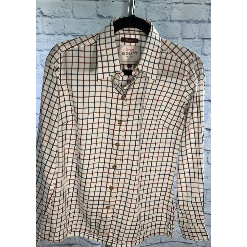 Women's Bonart Maggie Town and Country Button Up Shirt UK Size 12